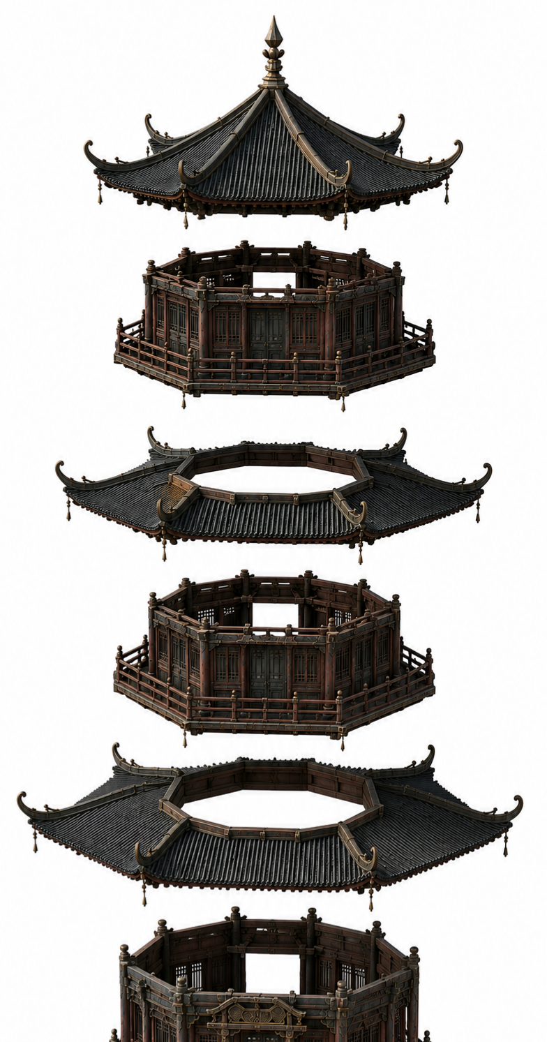 山居 · AI 建筑 02 / 模块拆分